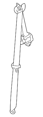 733600E070A0 - Electrical: Belt &amp; Retractor for Toyota: Highlander Image