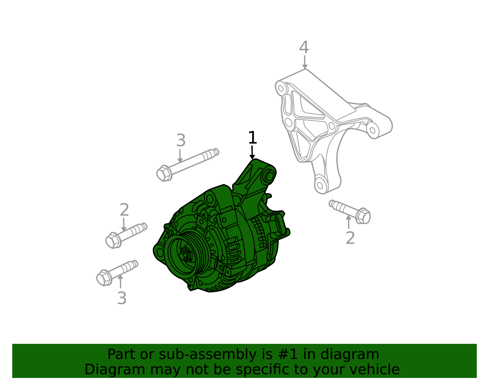 Matick Shoes 2004-2007 Cadillac CTS Alternator 84009383 | Shop Matick Buick GMC