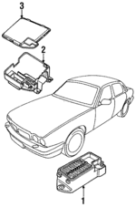GNA3892AB - : Fuse Box Door for Jaguar: Vanden Plas, XJ12, XJ6, XJR Image