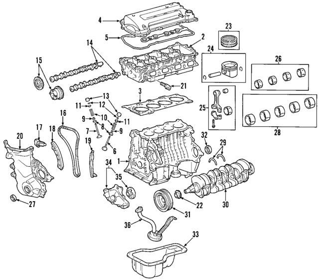 1533022050 - : Engine Variable Valve Timing (Vvt) Solenoid for Toyota Image