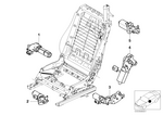 67667035989 - : Engine, Longitudinal Seat Adjustment for BMW Image