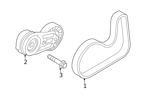 Belts & Pulleys for 2007 Saab 9-3 #0
