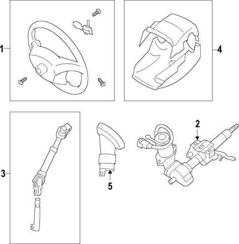 Steering Wheel for 2009 Pontiac Vibe #0