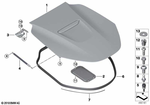 51247456974 - Bodywork: Right Trunk Lid Hinge for BMW Image