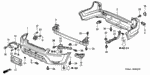 90100S10000 - Interior/Bumper: SCREW, TAPPING (4X12) for Honda Image