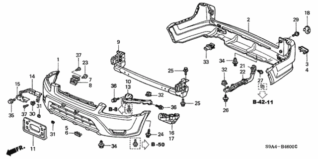 Bumper ('04) for 2004 Honda CR-V #0