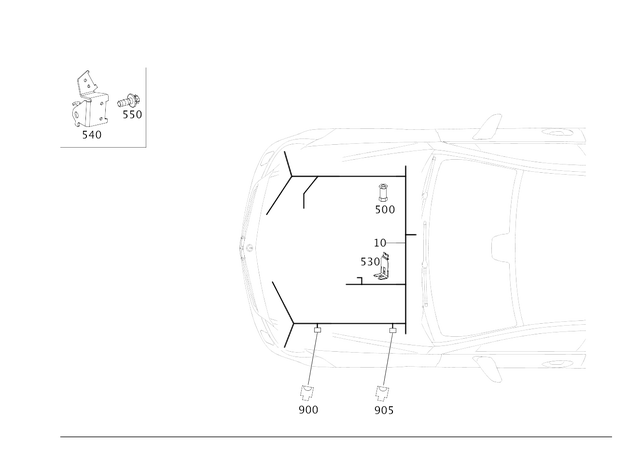 2115450347 - Electrical Equipment and Instruments: Holder for Mercedes-Benz: CLS400, CLS550, CLS63 AMG, CLS63 AMG S, GL320, GL550, ML320, ML500, ML550, ML63 AMG Image image