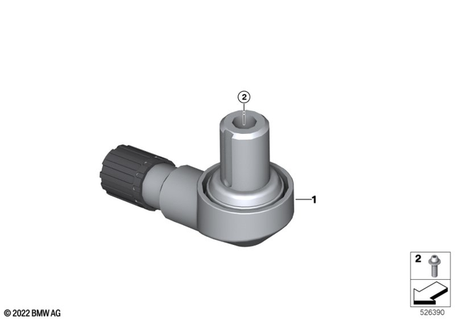 36317108181 - Maintenance &amp; Technology: Angled Valve Rdc -  for BMW-Motorrad Image image