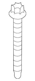 33316767586 - Suspension: Lateral Arm Bolt for BMW Image