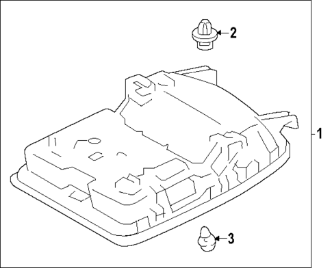 Overhead Console for 2025 Toyota Camry #0
