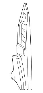 3C8864236A - Body: Rear Seal for Volkswagen: CC Image