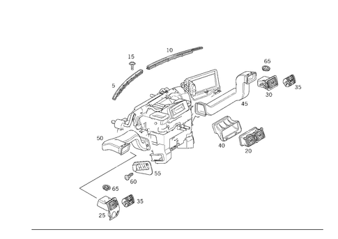 Air Ducting for 2003 Mercedes-Benz SLK320 #0