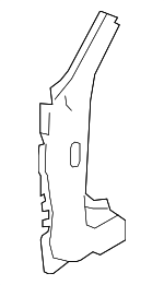 9E5Z5402527A - Body: Hinge Pillar Reinforced for Ford: Fusion | Lincoln: MKZ | Mercury: Milan Image