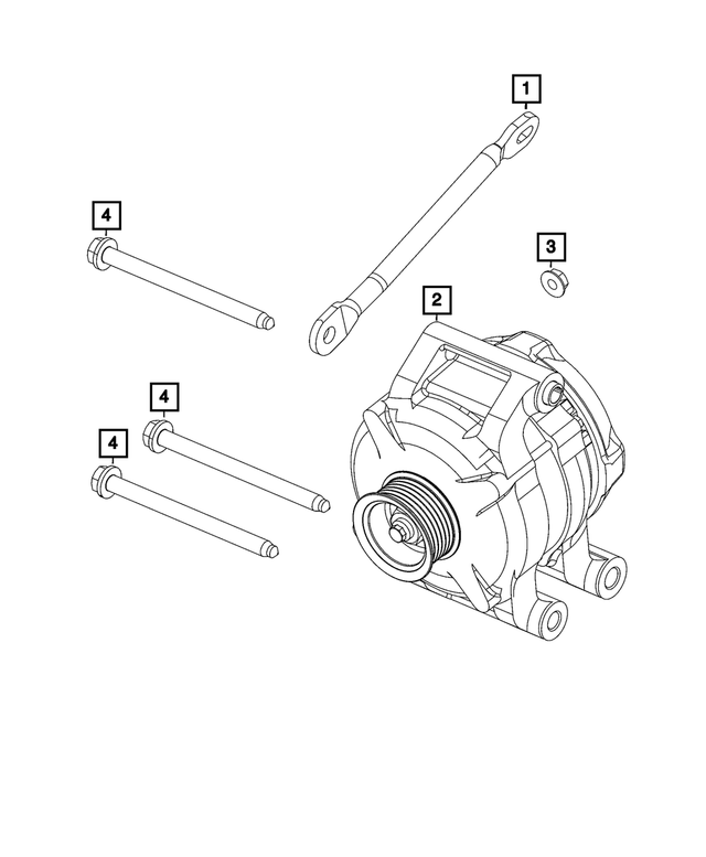 6502720 - Electrical: Hex Flange Lock Nut for Mopar Image