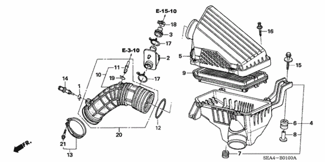 Air Cleaner for 2004 Acura TSX #0