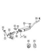 52124344AC - Exhaust: Exhaust Pipe And Converter for Mopar Image