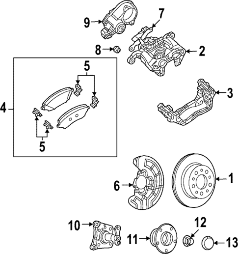 Rear Brakes for 2022 Ram ProMaster 2500 #0