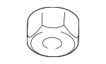 999400801 - Body: Stopper Nut for Mazda: 3, 5, 6, CX-3, CX-30, CX-5, CX-50, CX-7, CX-70, CX-9, CX-90, MX-30 EV, MX-5 Miata, RX-8 Image