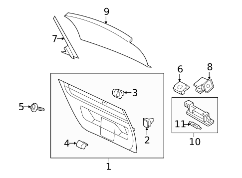 Interior Trim for 2019 Volkswagen Beetle #0
