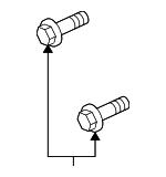 2010-2019 Porsche Panamera - Headlamp Bracket Screw