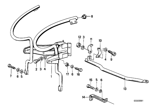 46631452473 - Frame and Mounting Parts: Fairing Bracket -  for BMW-Motorrad Image