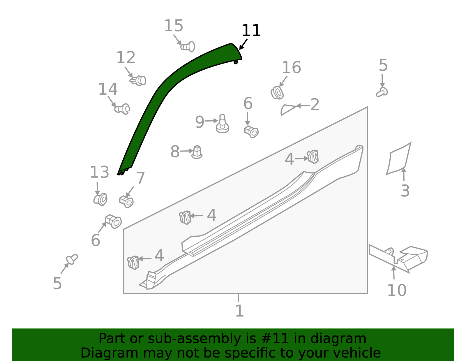 Buy Genuine Pillar Molding - OEM Nissan Parts | 76836-CD004 | Chapman ...