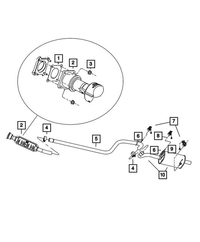 « 6033864 – Exhaust : Rivet pour Mopar Image »