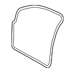 5H4867912A9B9 - Body: Weather-strip On Body for Volkswagen Image