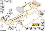 51257016702 - Bodywork: Pulling Strip F Emergency Mechanism for Mini: Cooper, Cooper S, Cooper SE ALL4, JCW, JCW GP Image image