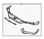 21018507 - Cooling System: Upper Tie Bar for Saturn: L100, L200, L300, LS, LS1, LS2, LW1, LW2, LW200, LW300 Image