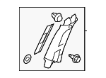 94012FN01AVH - Body: Upper Center Pillar Trim for Subaru Image