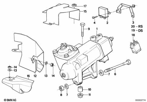 Hydraulic Steering for 1992 BMW 735i #0