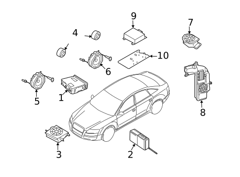 Navigation System for 2007 Audi A4 Quattro #1