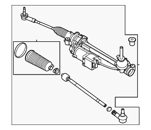 STE958 - Steering: Motorcraft™ Rack And Pinion Assembly for Ford Image