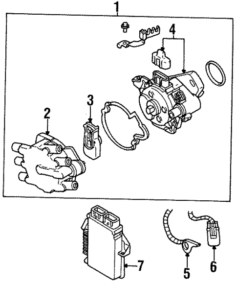 Distributor for 1998 Chrysler Sebring #0