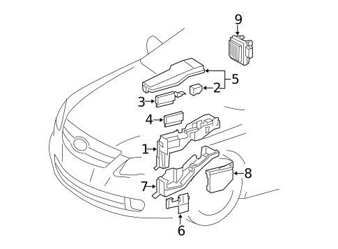 Electrical Components for 2007 Toyota Avalon #0