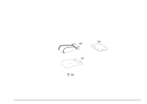 Rear Seat Cushion for 2017 Mercedes-Benz Maybach S550 #0