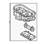 61278890099 - Electrical: Connector Plate for BMW Image