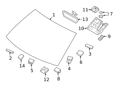 Wipers for 2019 Genesis G70 #1