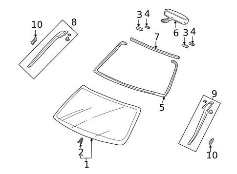 Reveal Moldings for 2006 Honda CR-V #0