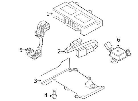 Communication System Components for 2021 Mazda CX-30 #0
