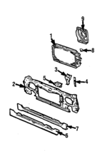 745111060 - Cooling System: Radiator for Subaru: DL, GL, Standard Image