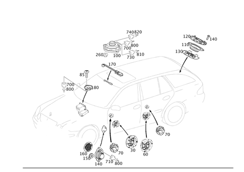 Loudspeaker for 1996 Mercedes-Benz E320 #0