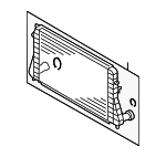 3C0145805R - Cooling System: Inter-cooler for Volkswagen: CC, Passat, Tiguan, Tiguan Limited Image