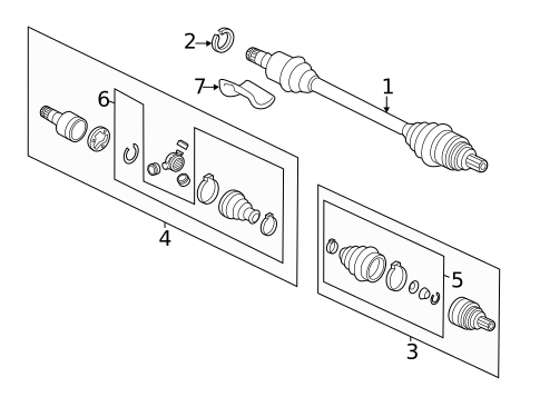 Drive Axles for 2016 Volkswagen Jetta #0