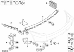 51123402383 - : Bracket, Bumper for BMW Image