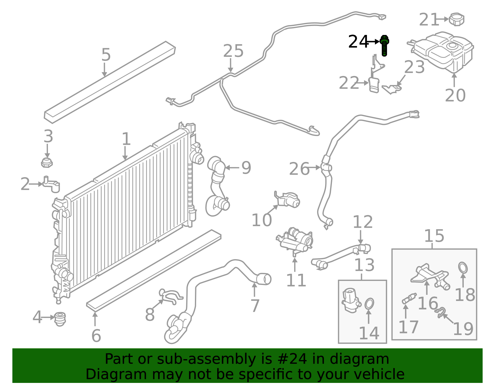 W713295-S442 - Level Sensor Screw - 2013-2016 Ford Escape | Lasco Auto ...