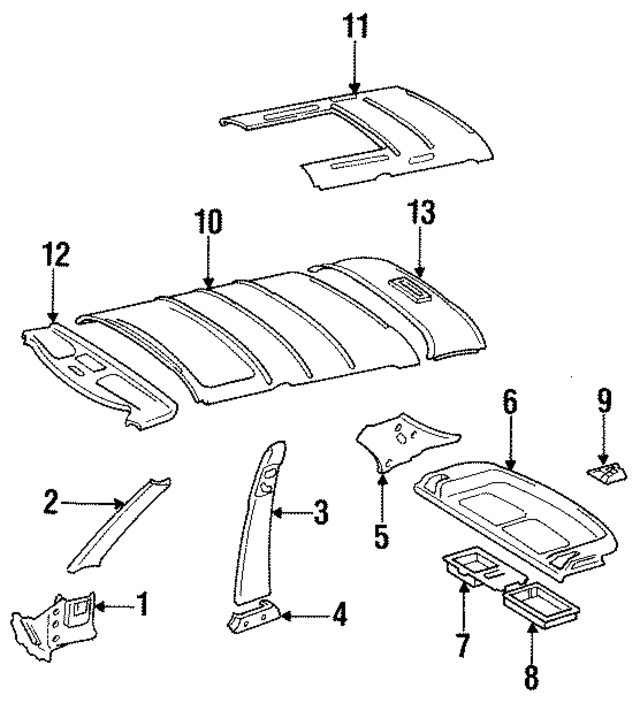 12668015807124 - Body: Cowl Trim for Mercedes-Benz Image