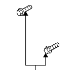 PAF100829 - Brakes: Shield Bolt for Porsche: 718 Boxster, 718 Cayman, 718 Spyder, 911, Boxster, Cayenne, Cayman, Macan, Panamera, Taycan Image