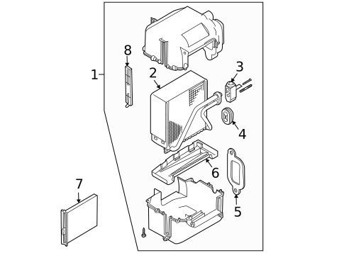 Blower Motor & Fan for 2008 Chevrolet Aveo5 #1